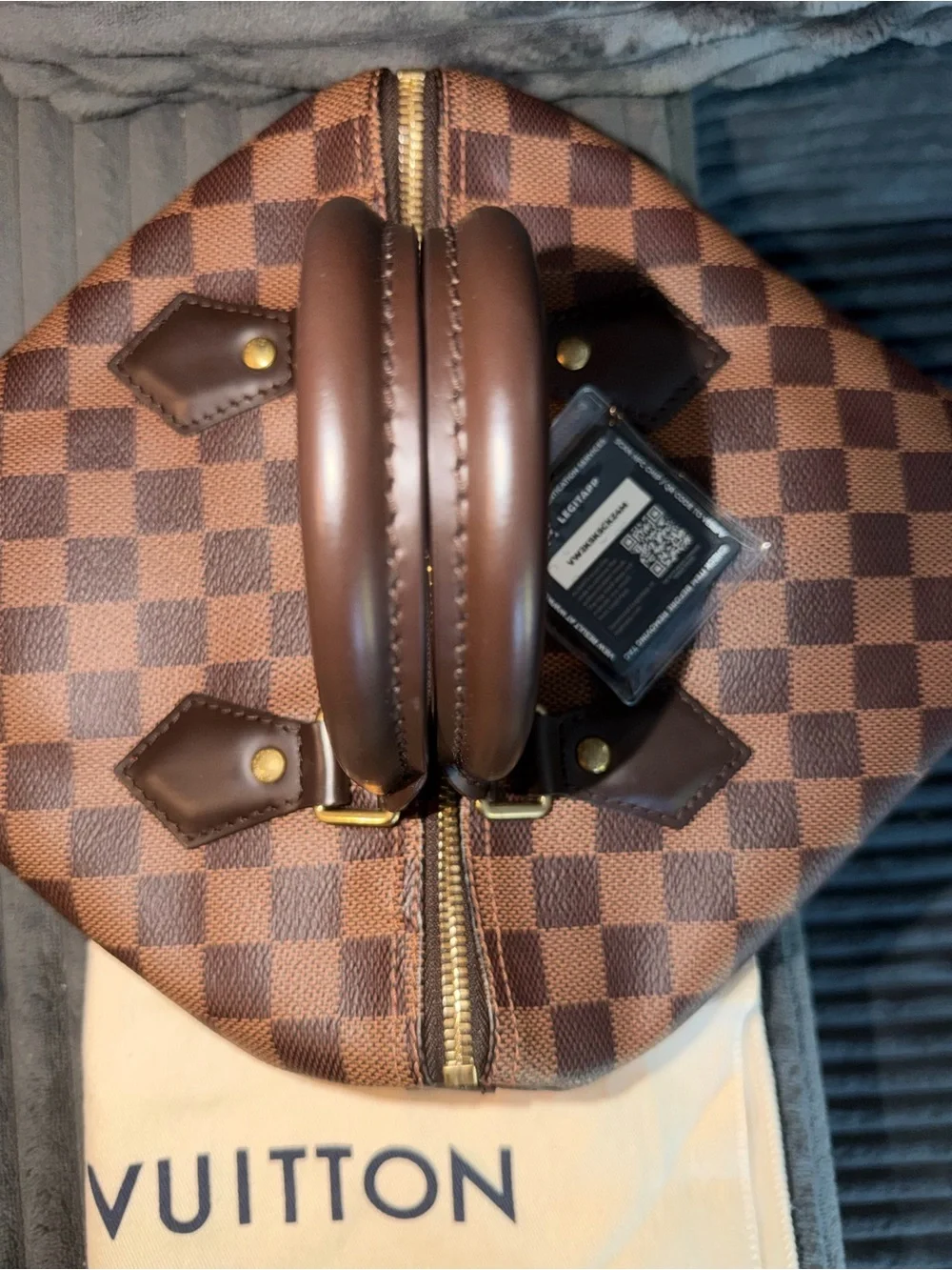 LOUIS VUITTON DAMIER EBÈNE SPEEDY BANDOULIÈRE 25 bag